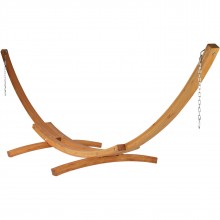 Caribbean Hammock Stand Cypress Wood Arc (STAINED) - By the hammock shop of Canada