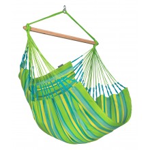 Hammock Chair Large La Siesta (Domingo Lime) Weather-Resistant - By the Hammock Shop of Canada