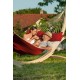 Hammock Kingsize with bars La Siesta (Alabama Red-Pepper) Quilted - By the Hammock Shop of Canada