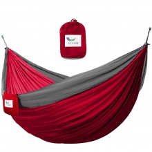 Travel Hammock Double Vivere (Crimson Grey) - from your hammocks shop in Canada